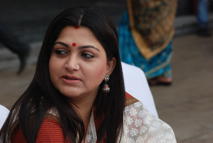 kushboo in saree at big fm et awards hot photoshoot